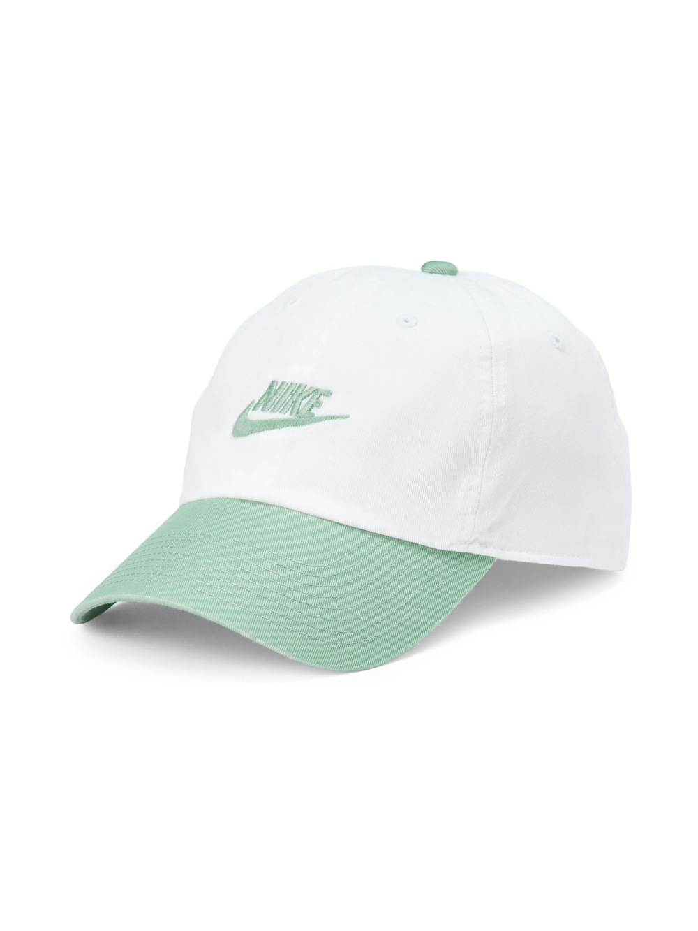 Unisex Adult Club Unstructured Futura Wash Cap Hat | White, Steam | Size L-XL